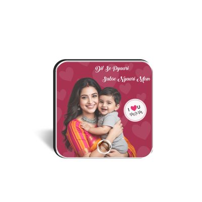 Personalized Musical Fridge Magnet for Mom with Voice Message